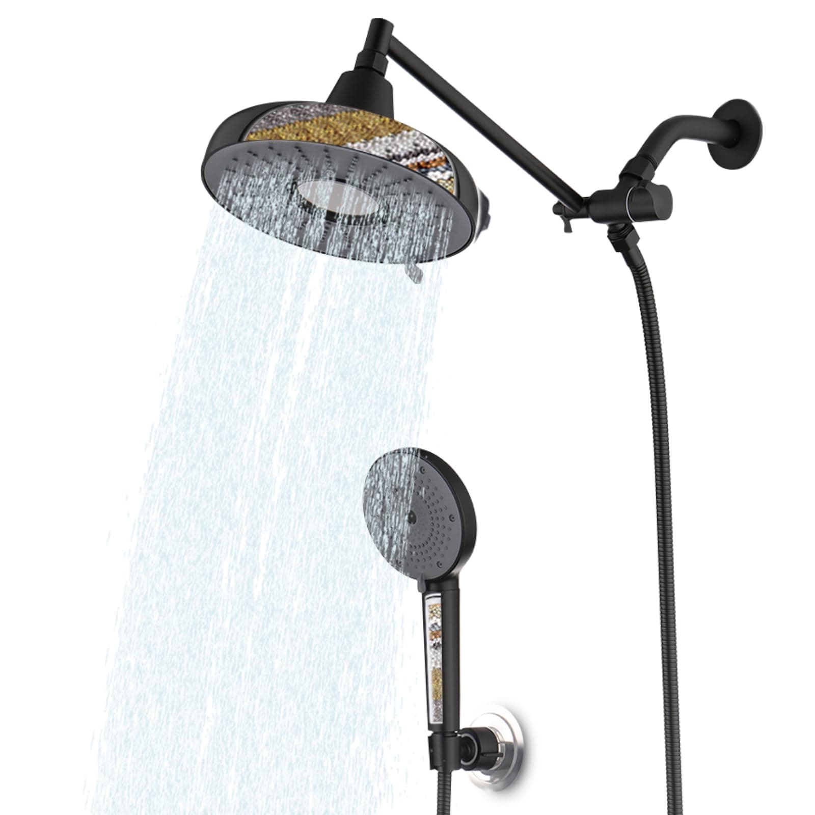 Rainfall Showerhead with Handheld Combo