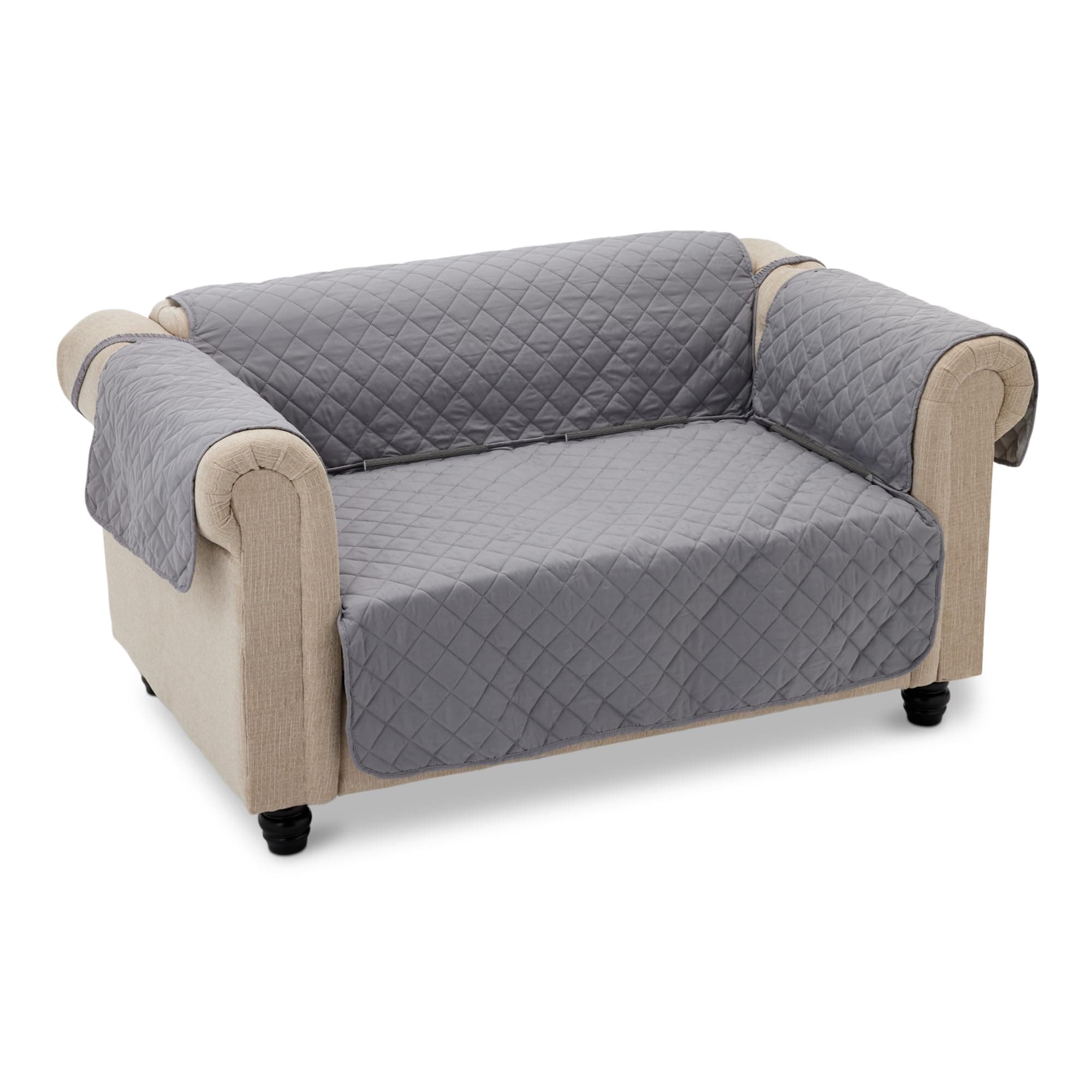 Reversible Quilted Sofa Cover