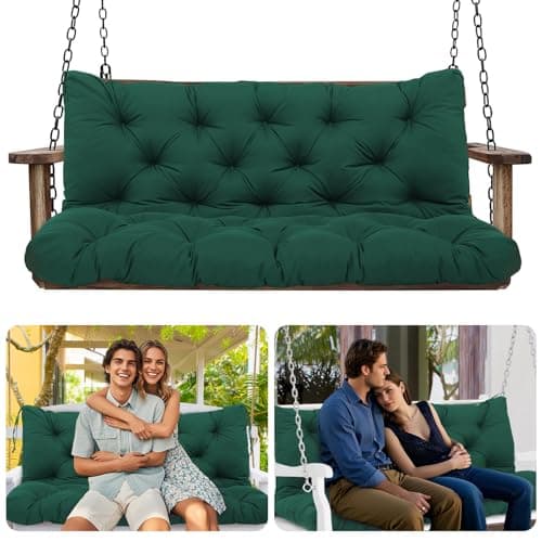 rlosqvee Thick Waterproof Swing Cushion 55x40 in