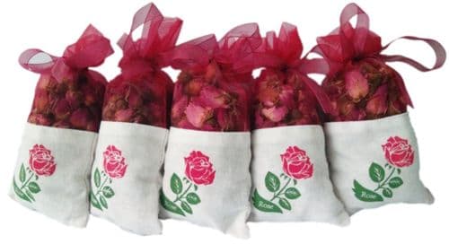 Rose Floral Scented Sachets Wardrobe Dresser