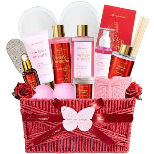 Rose Spa Gift Basket