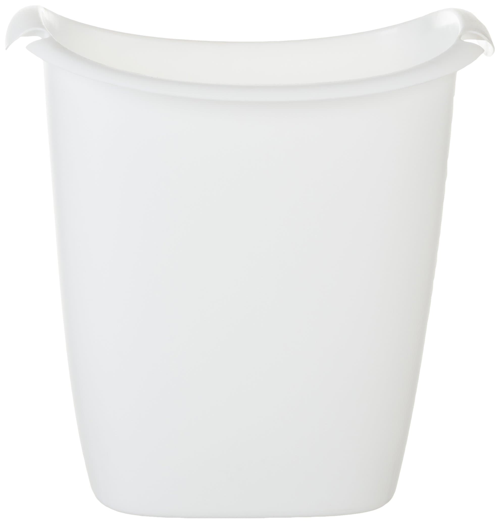 Compact Stainless Shower Corner Trash Can, 1.3 Gallon