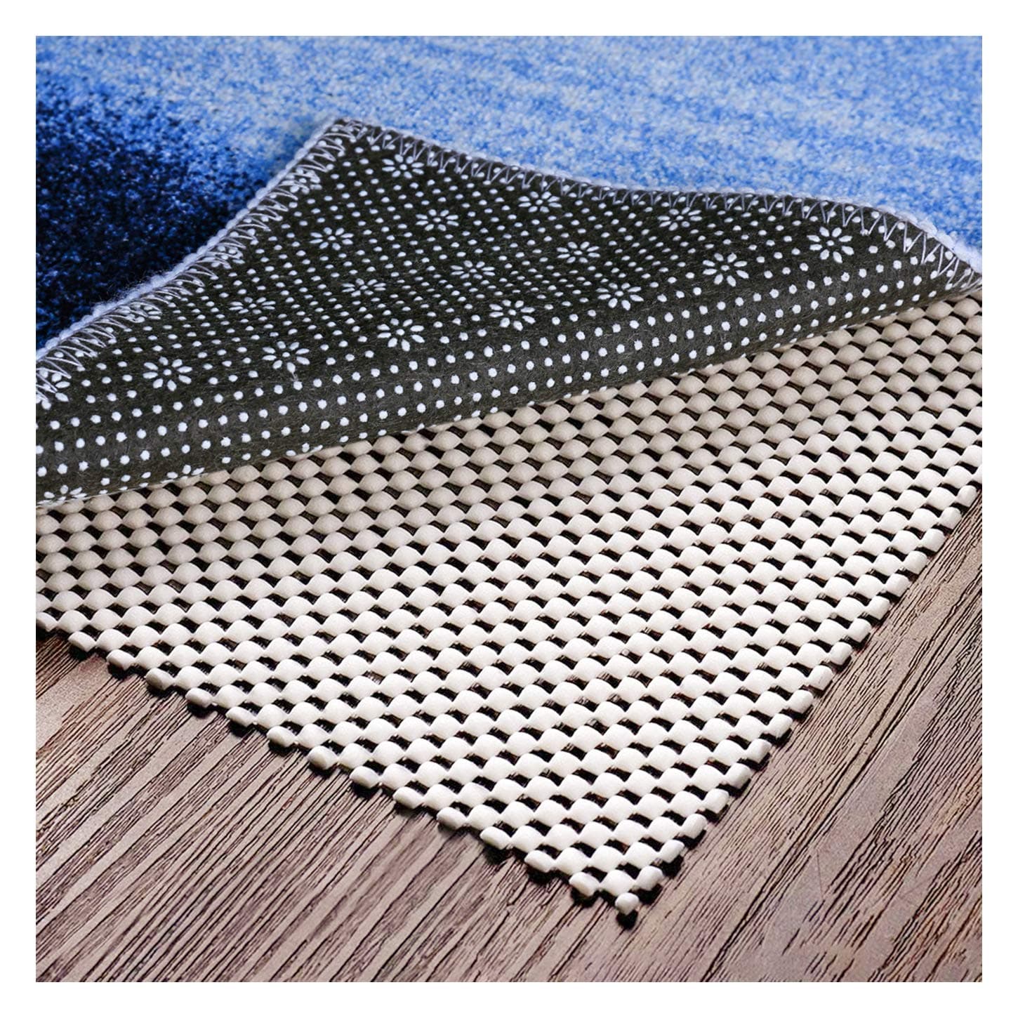 Non-Slip Rug Pad Double-Sided Grip for Tile and LVP