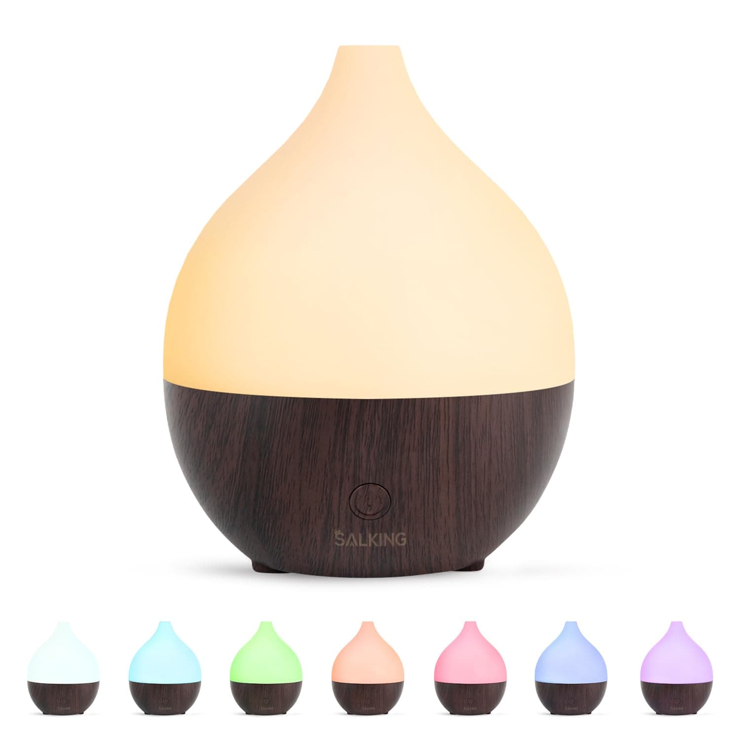 SALKING Essential Oil Diffuser - 100ml, Warm White Lights
