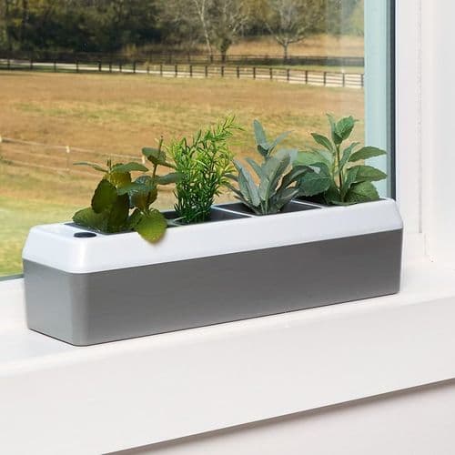 Amazing Creation Modern Self-Watering Windowsill Planters, Set of 3
