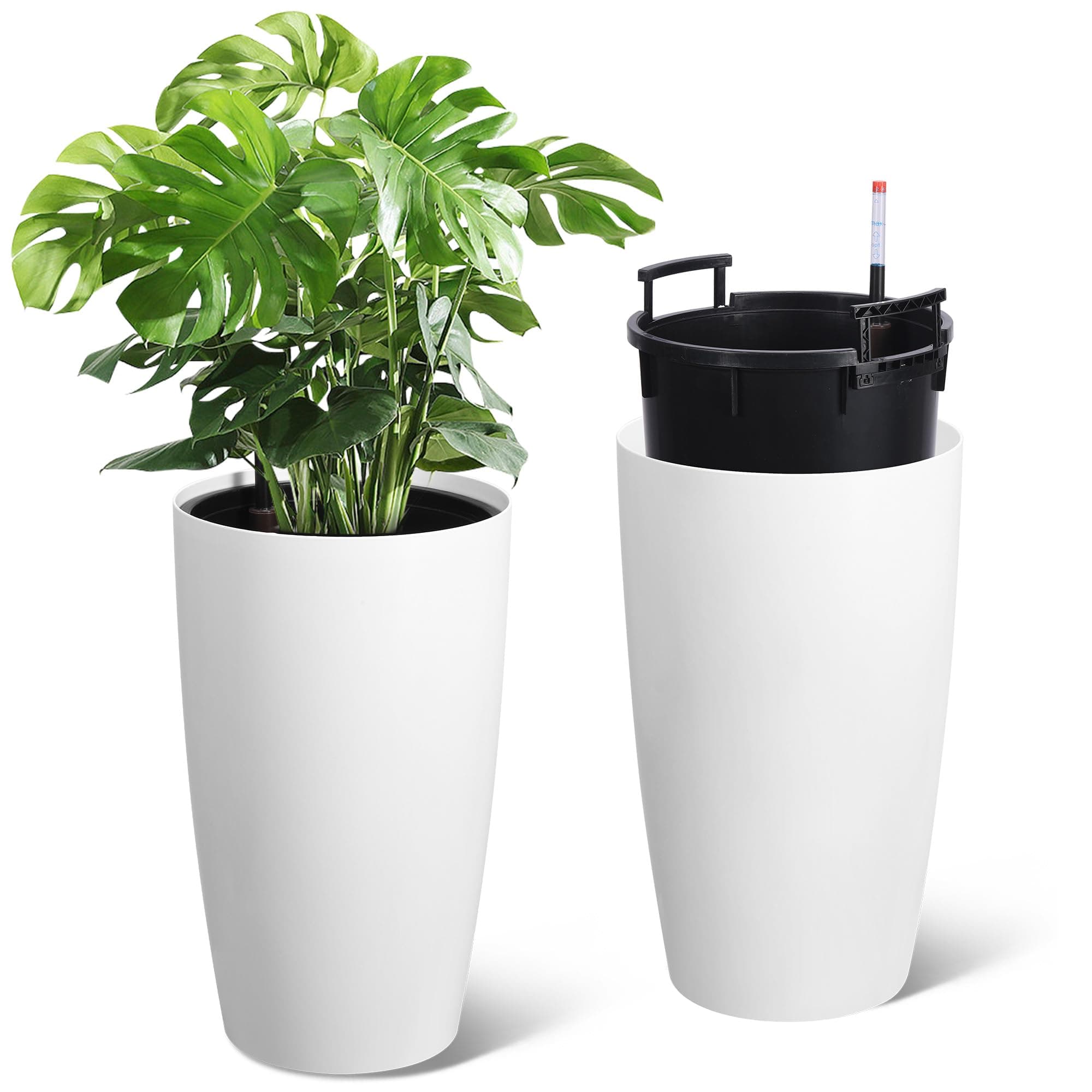 Gardenix Decor Self-Watering Planter Pots Set of 6