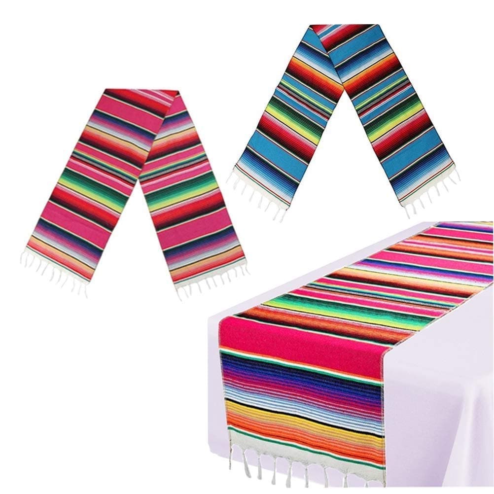 Mexican Serape Table Runners 6-Pack