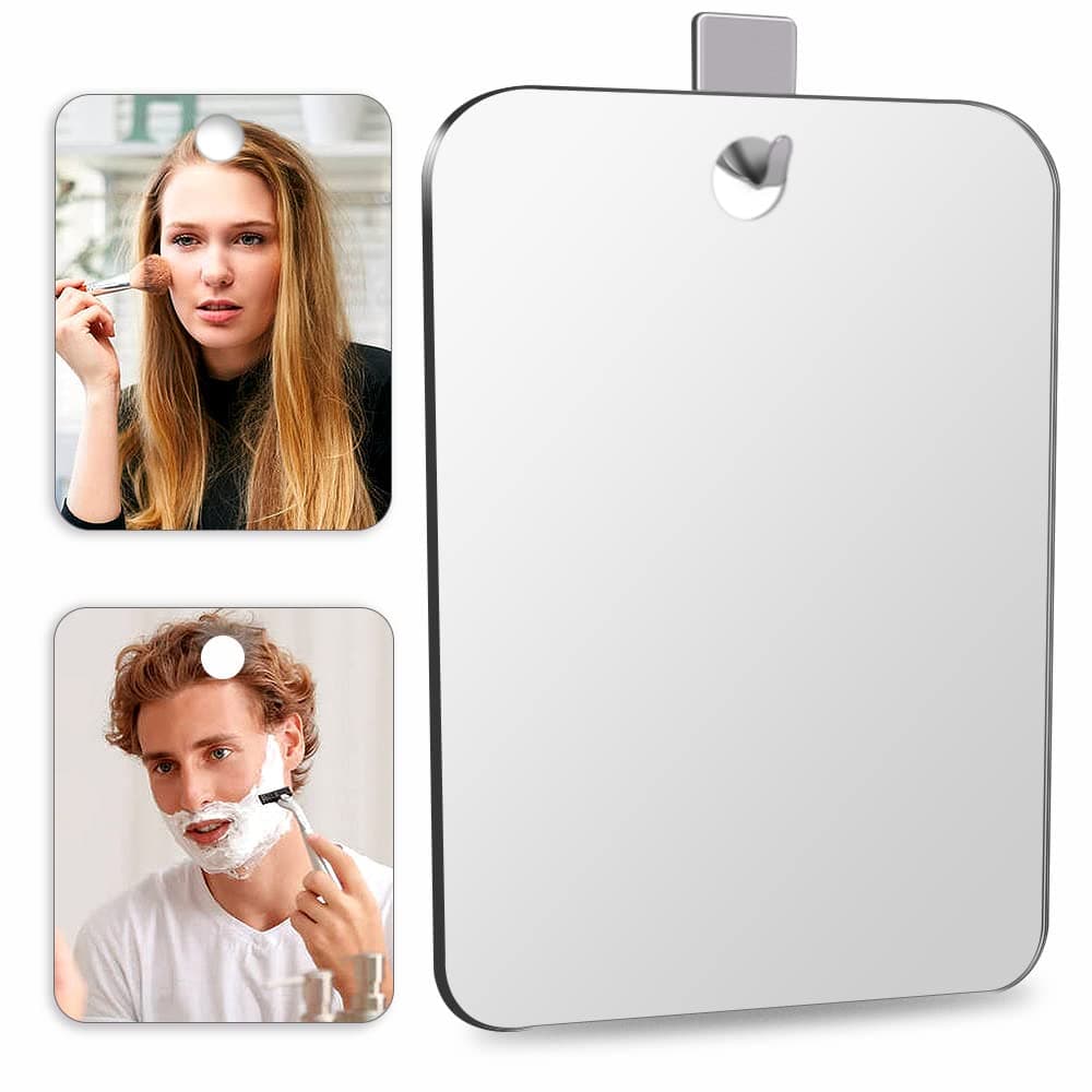 Shave Well Deluxe Fog-Free Shower Mirror