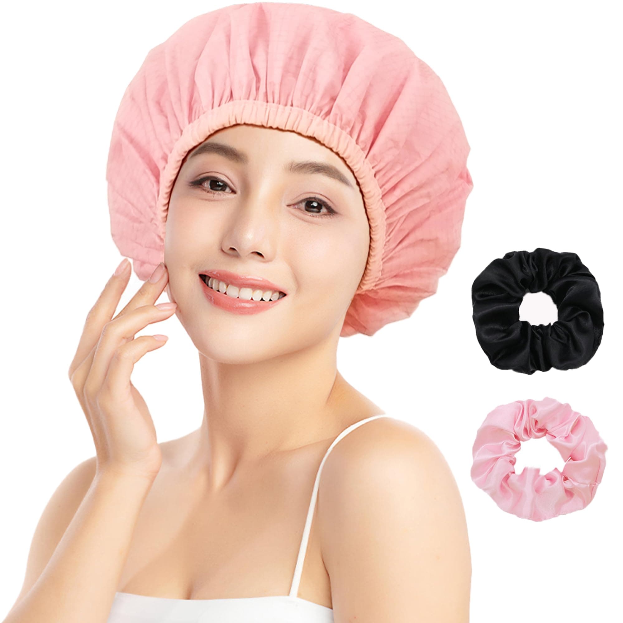 Luxear Jumbo Shower Cap for Thick/Long Hair
