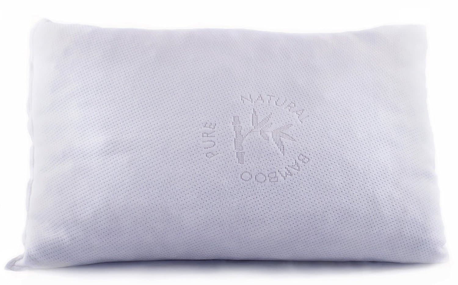 Memory Foam Pillows Queen Size Set of 2 Cooling Shredded Bamboo Rayon