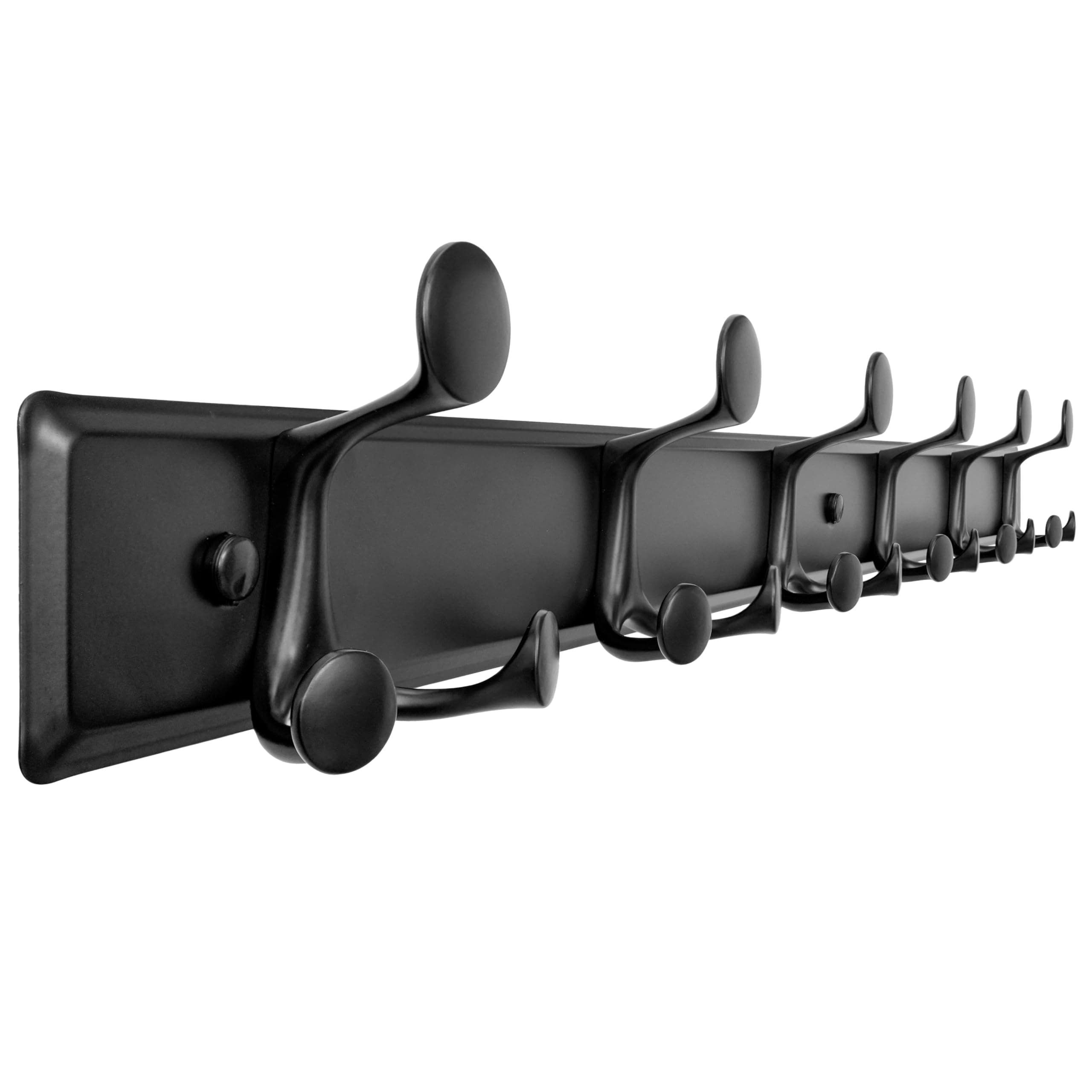 SKOLOO 18-Hook Wall-Mounted Coat Rack 36 Inch