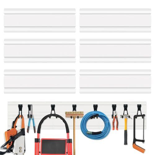 Garage Slatwall Panel Kit (4 ft section)