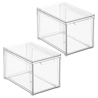 Small Stackable Bathroom Bins (3-Pack)