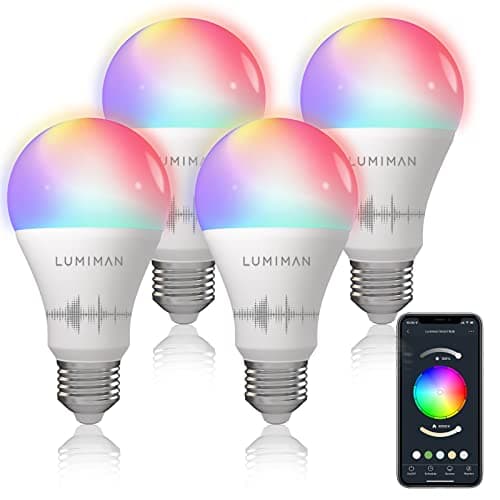 Smart WiFi Light Bulb (Dimmable, Color Changing)