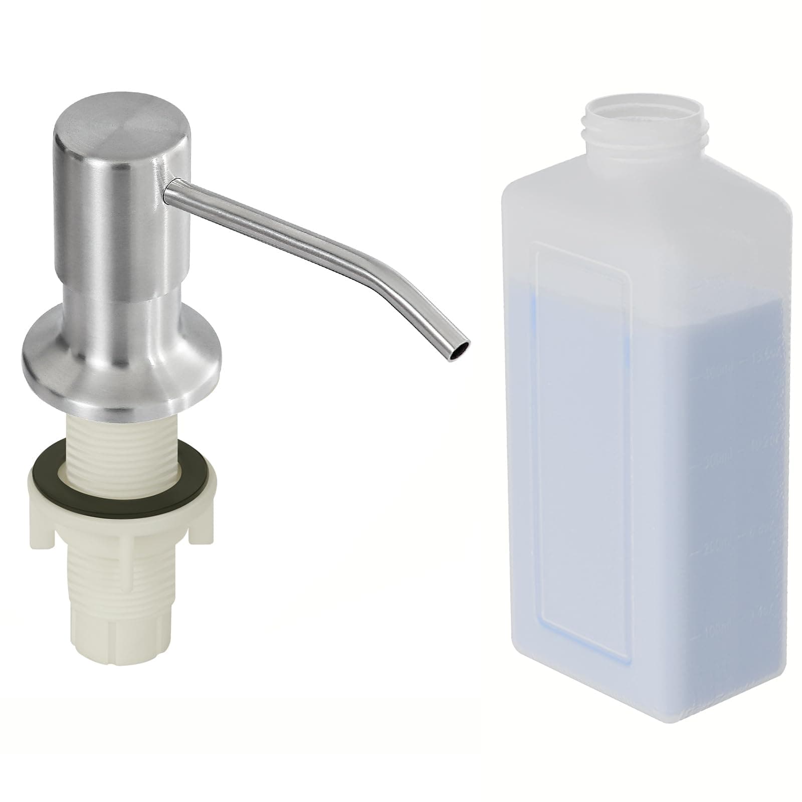 Kitchen Soap Dispenser and Caddy Matching Set