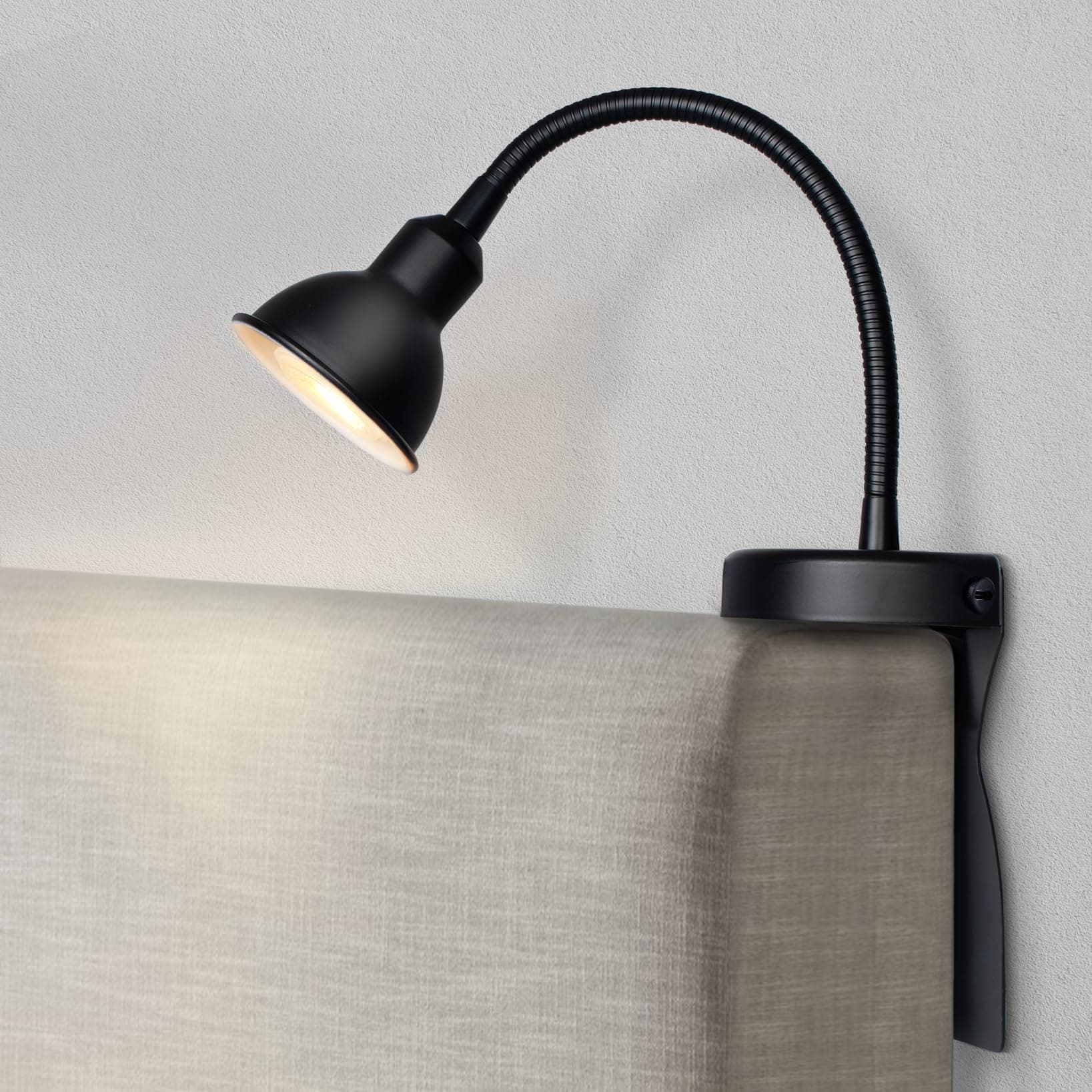 Solfres Headboard Reading Light No Drilling Required