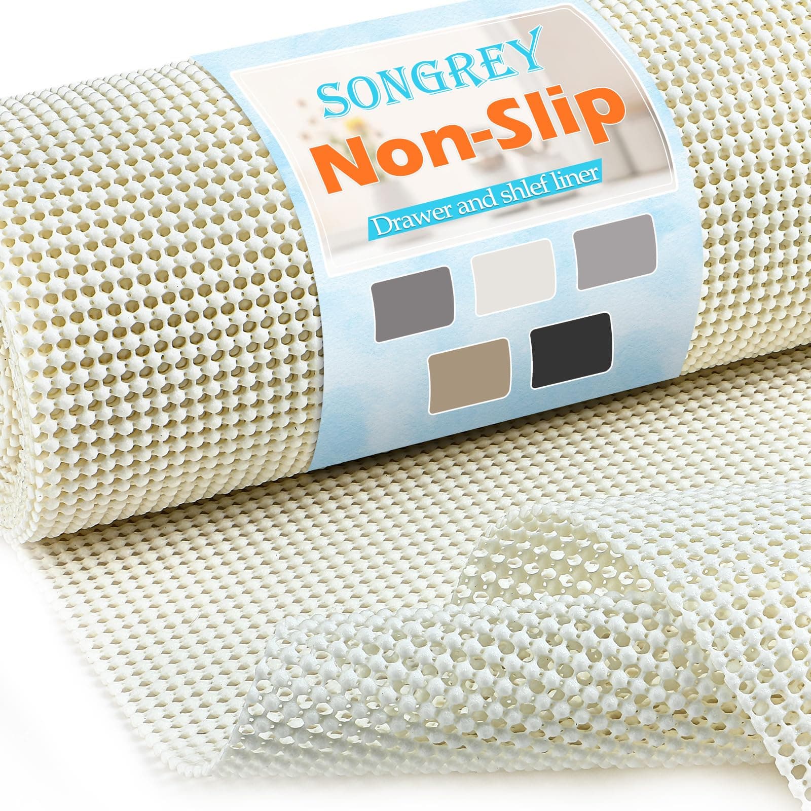 Songrey Non-Adhesive Drawer and Shelf Liner