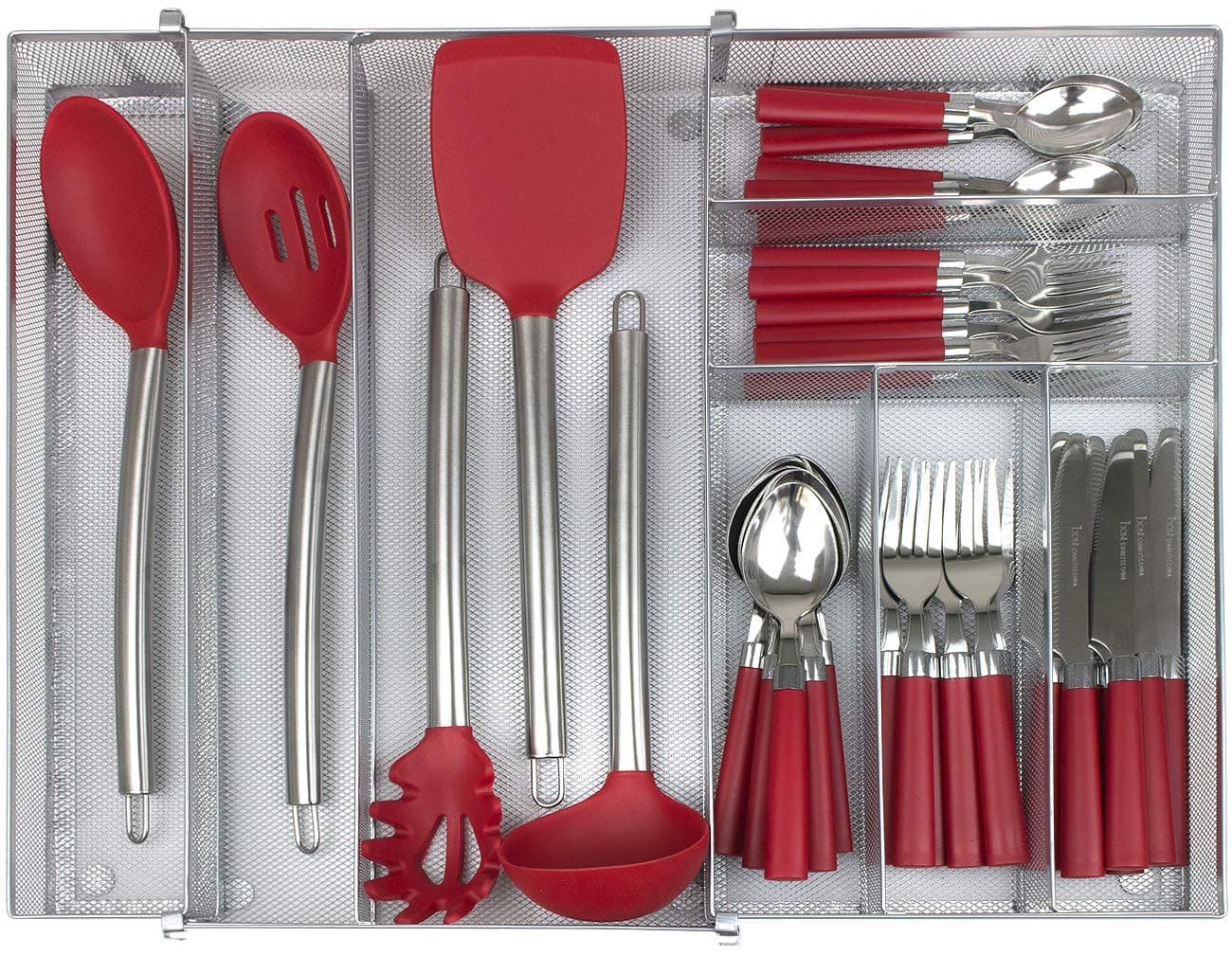 Sorbus Expandable Flatware Drawer Organizer with Adjustable Dividers