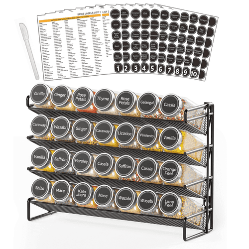 SpaceAid Spice Drawer Organizer 28 Jars