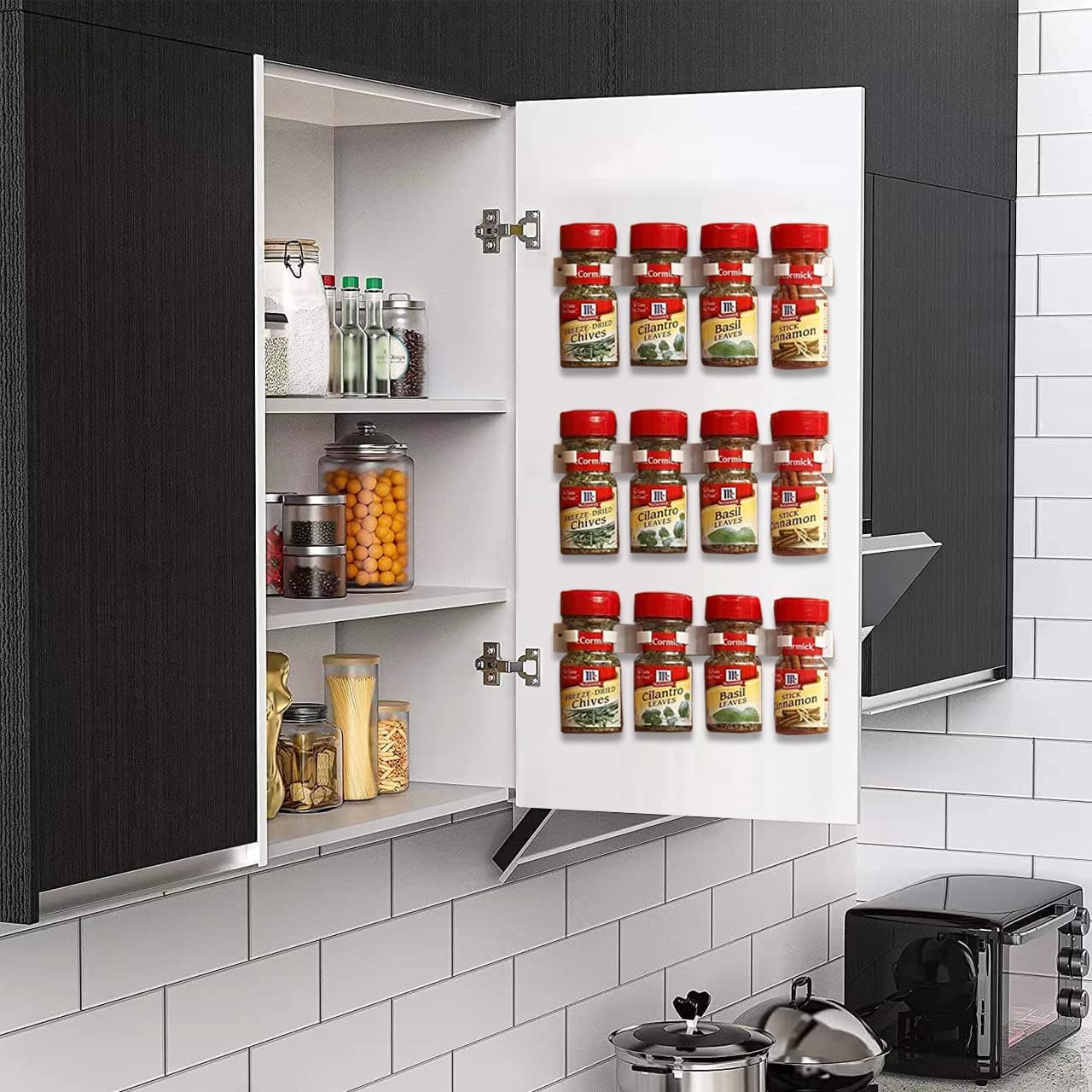 SpiceStor 20 Cabinet Door Spice Clips