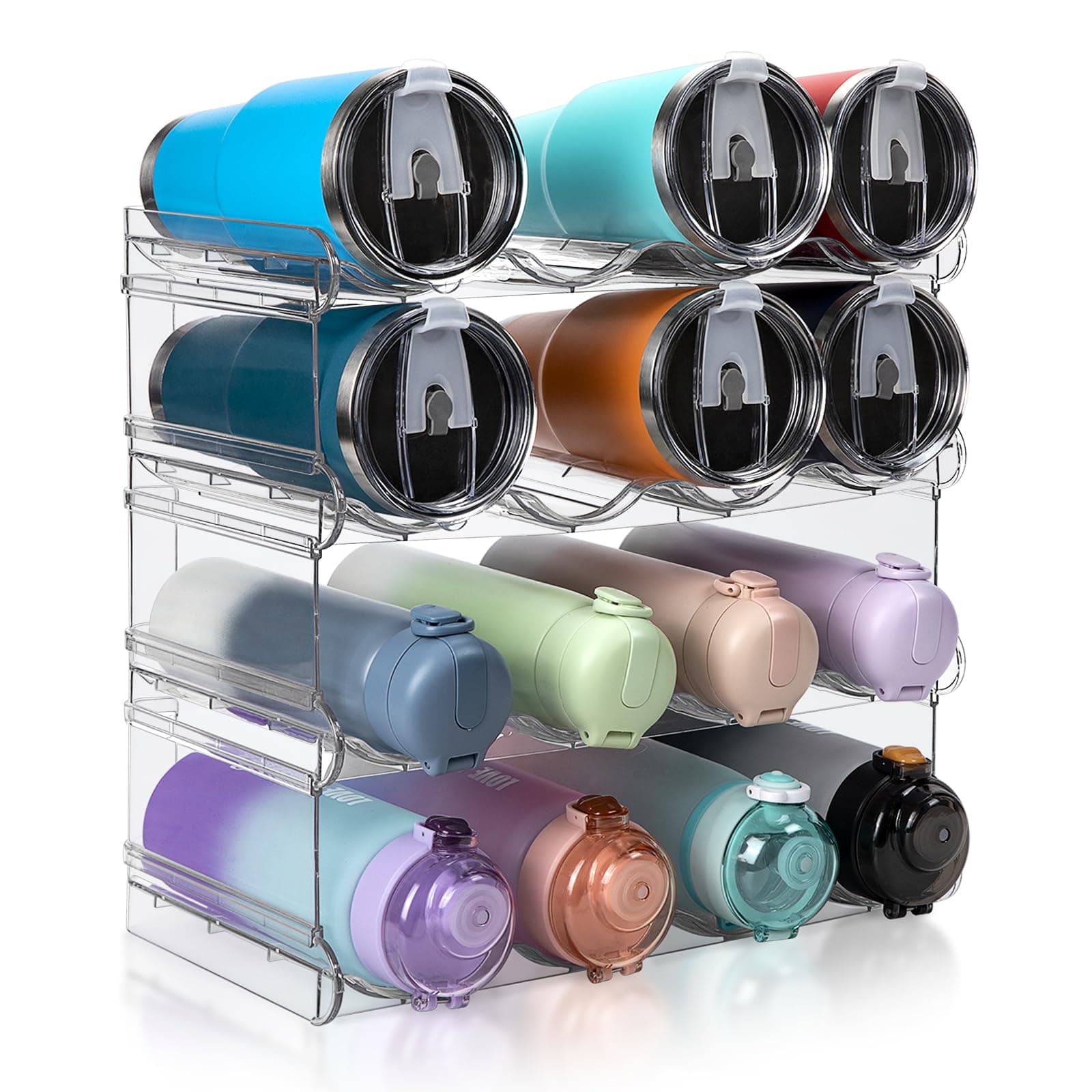 Spospo Stackable Water Bottle Organizer