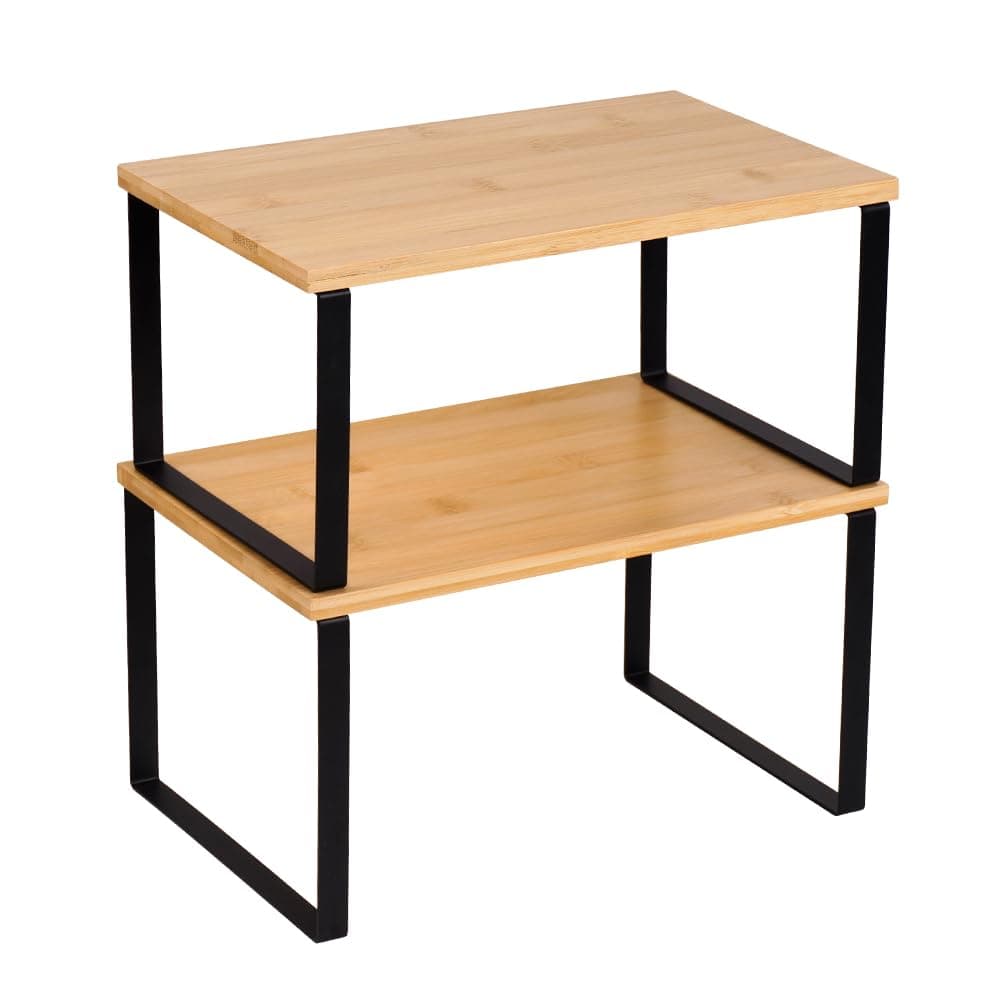 Stackable Cabinet Shelf Risers (Set of 2)