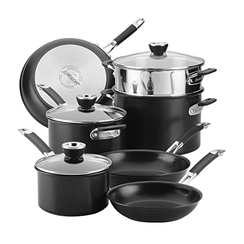 Stackable Pot Set with Lids (3-Piece)