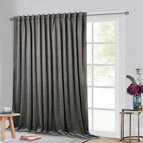 StangH Extra Long Velvet Curtain Panels 52x108