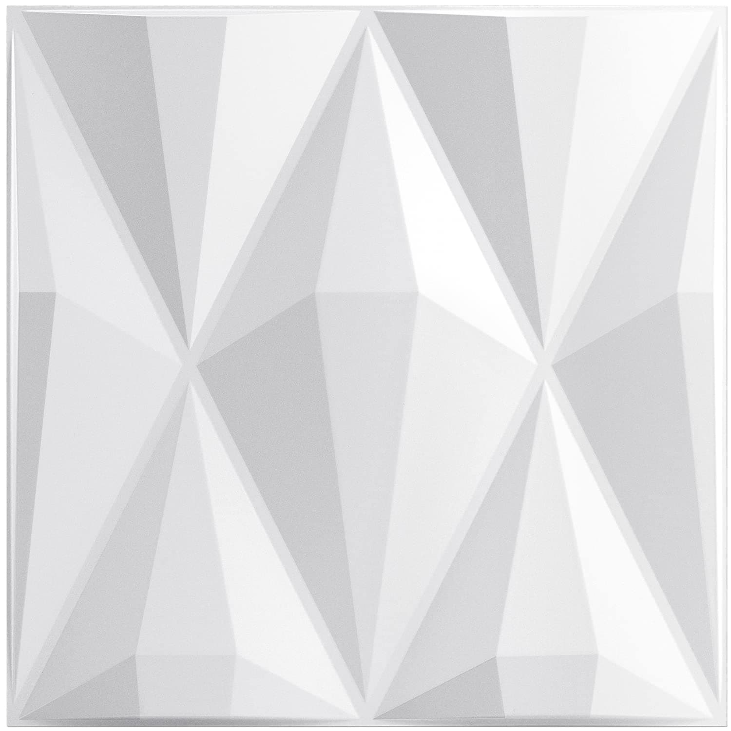 STICKGOO 3D Diamond Design Peel and Stick Wall Panels