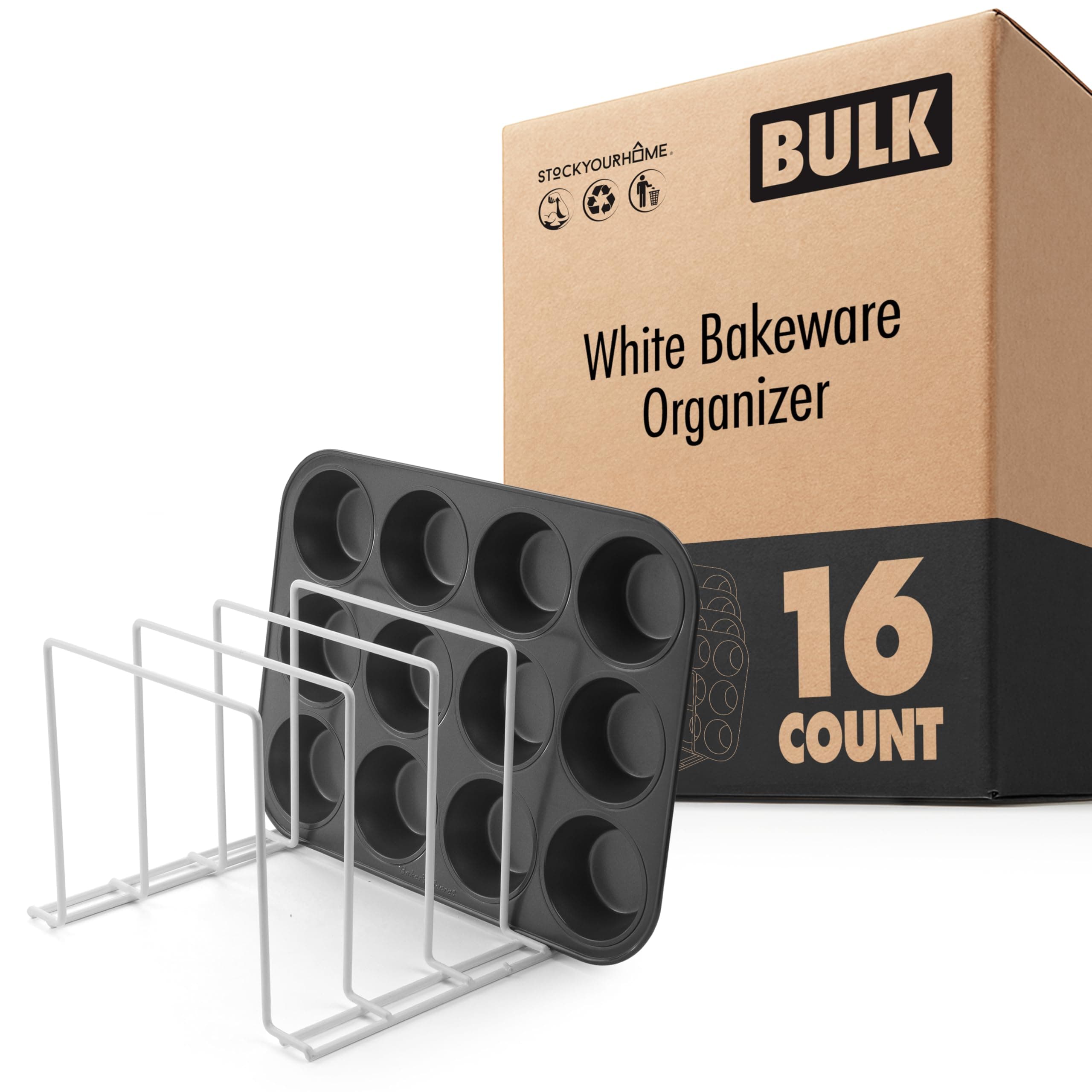 Stock Your Home Baking Pan Organizer (2-Pack)