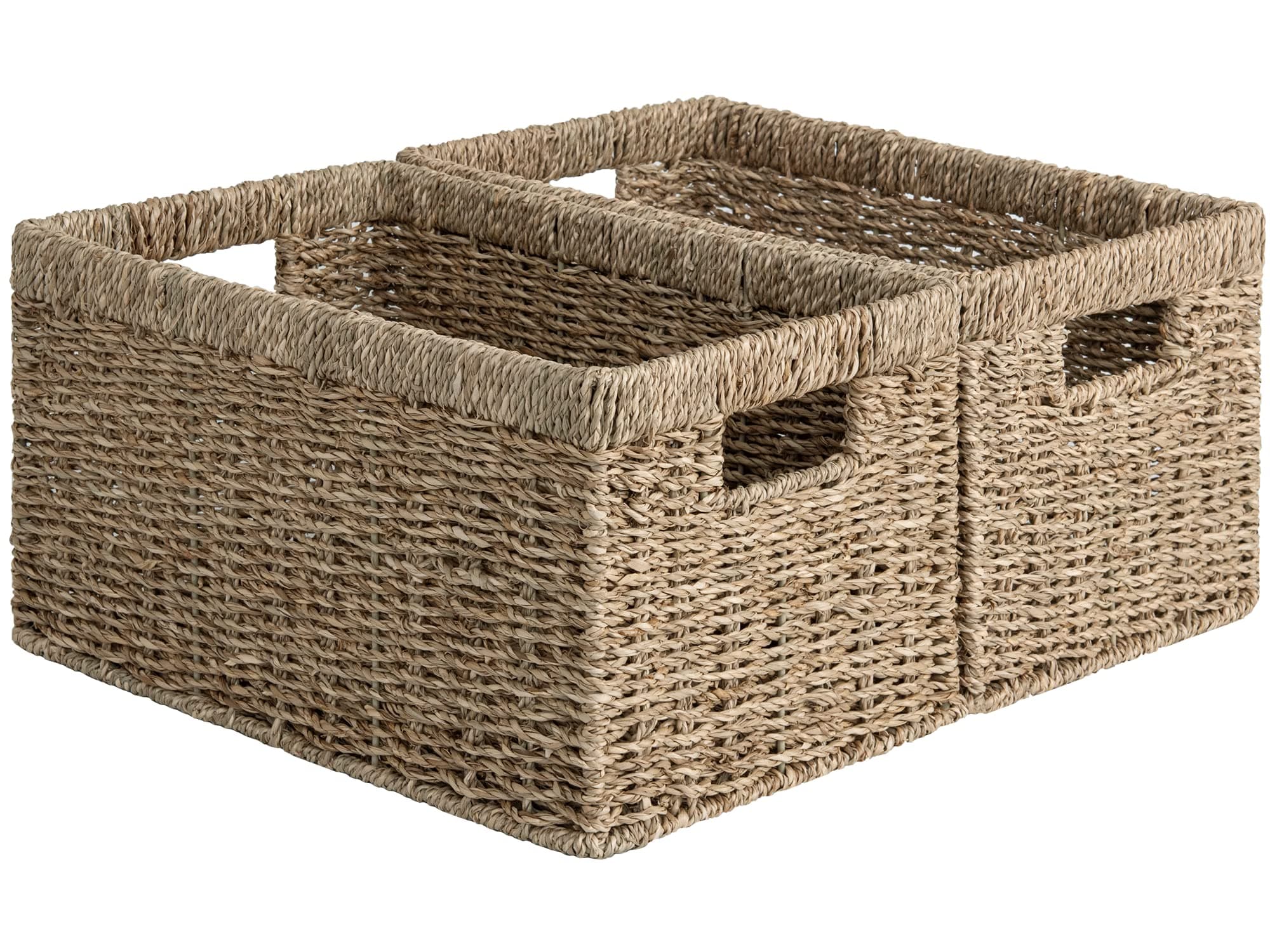 StorageWorks Seagrass Wicker Basket