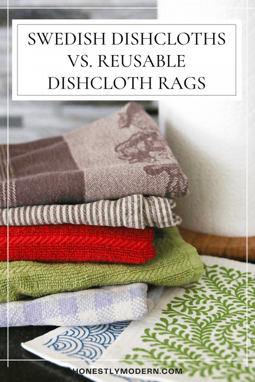 Swedish Dishcloths Set of 10 Eco-Friendly Reusable