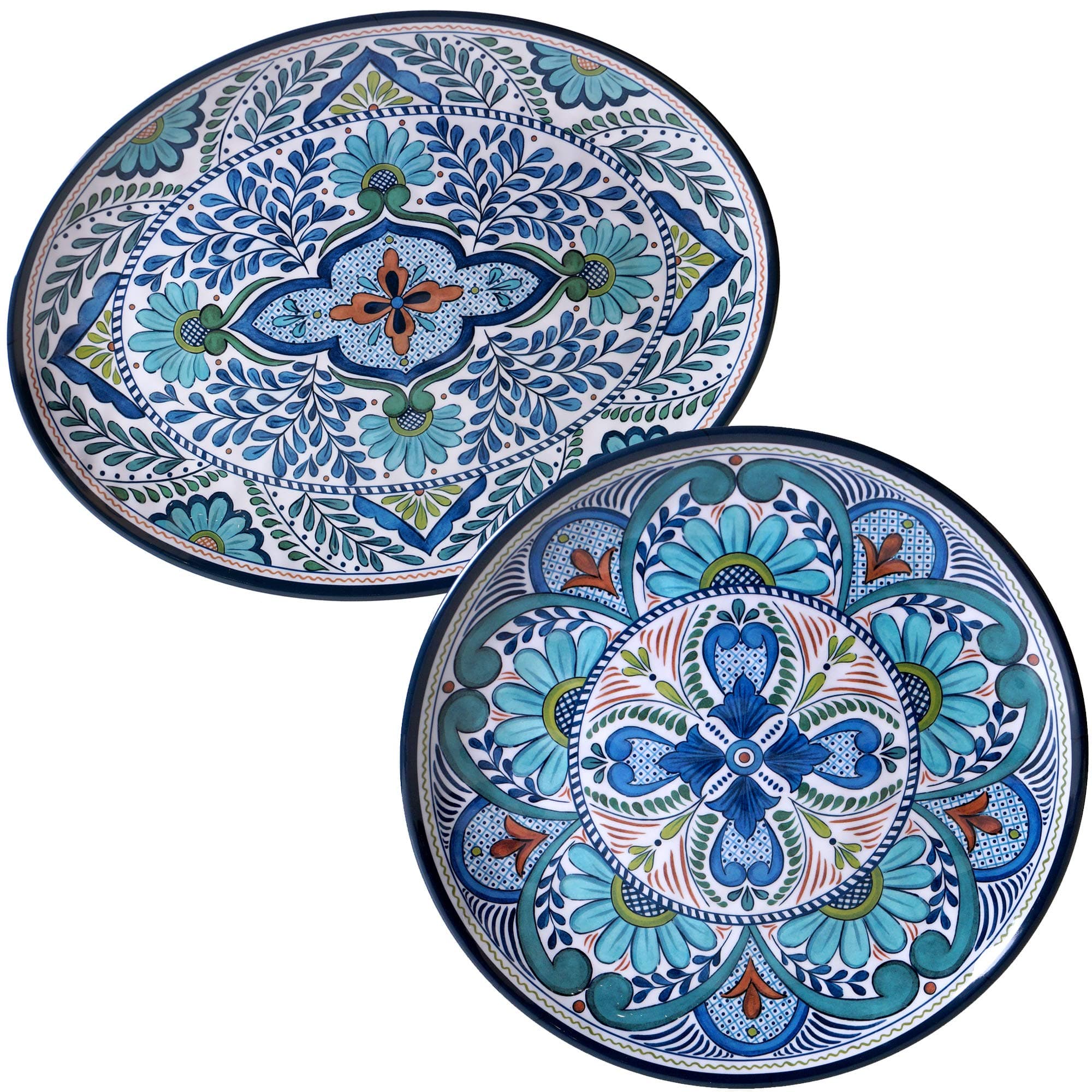 Talavera Melamine Platter Set of 2