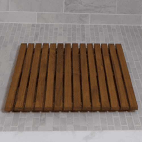 Teak Wood Outdoor Shower Mat (18 x 24 in)