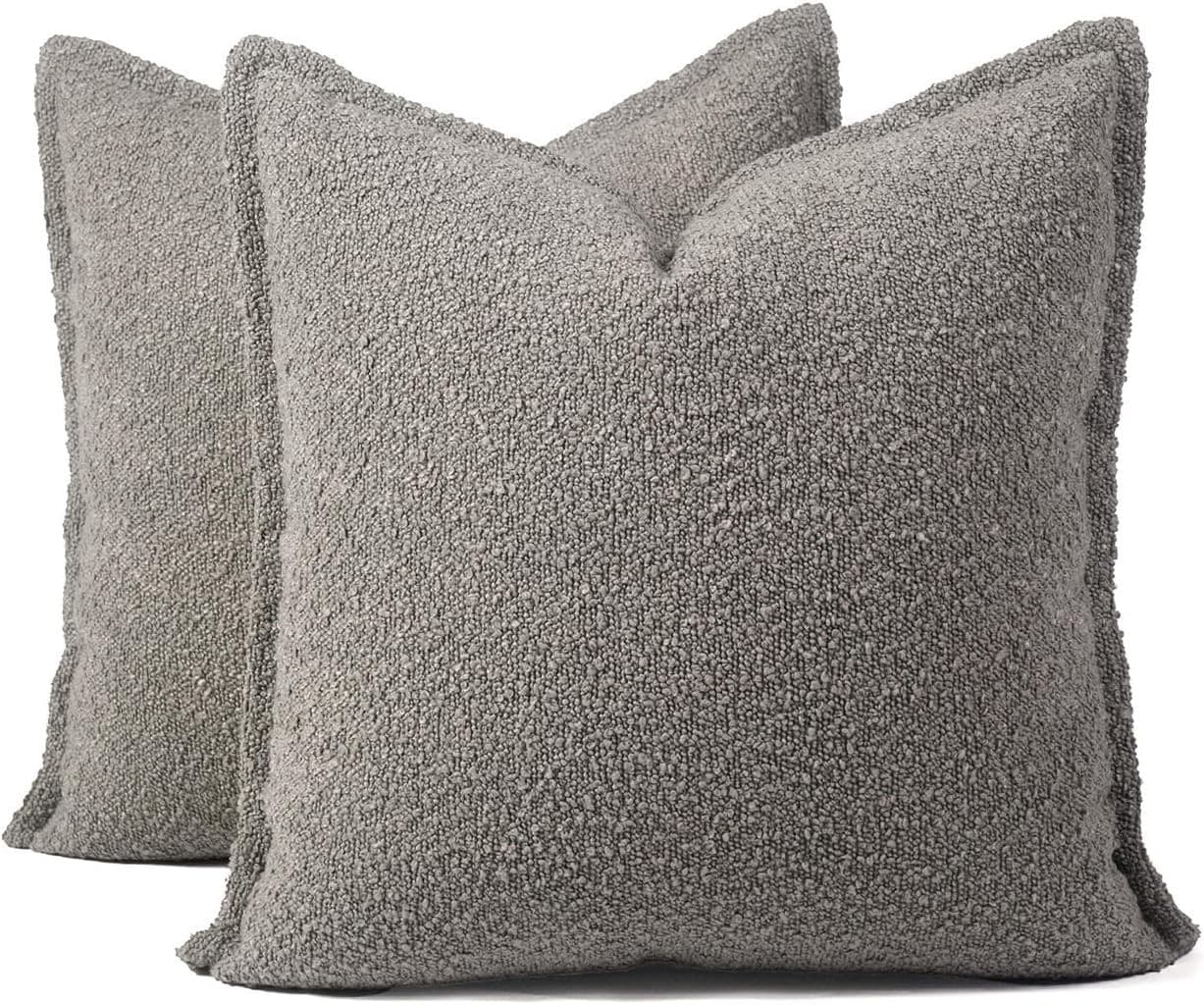 Boho Textured Throw Pillow Covers (Set of 4)