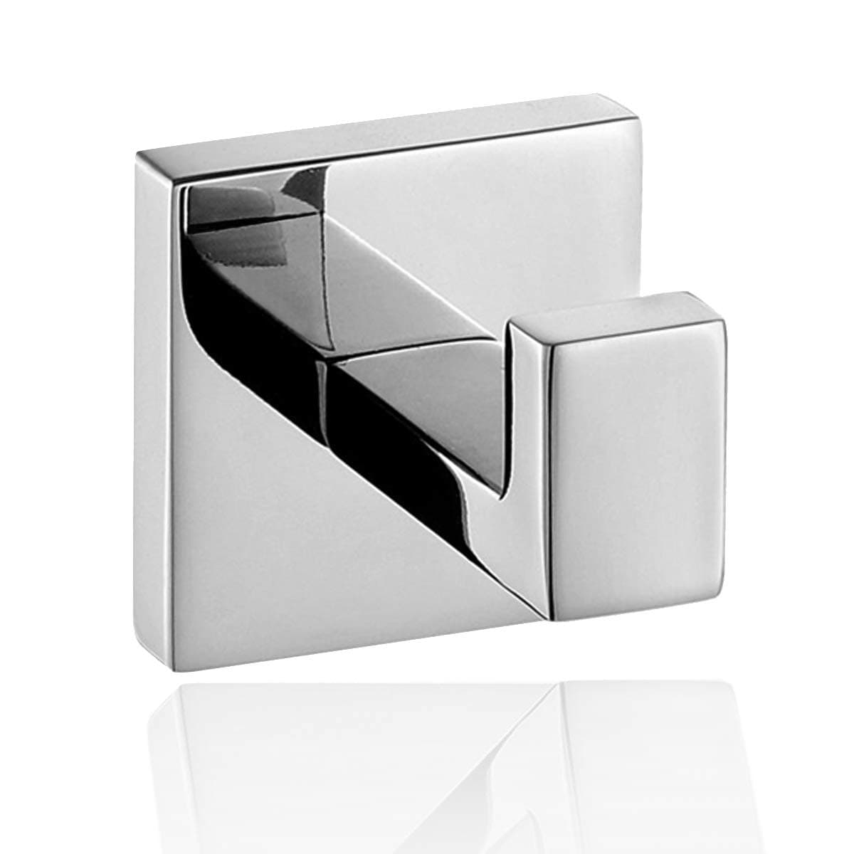 ThinkTop Luxury 304 Stainless Steel Square Robe Hook
