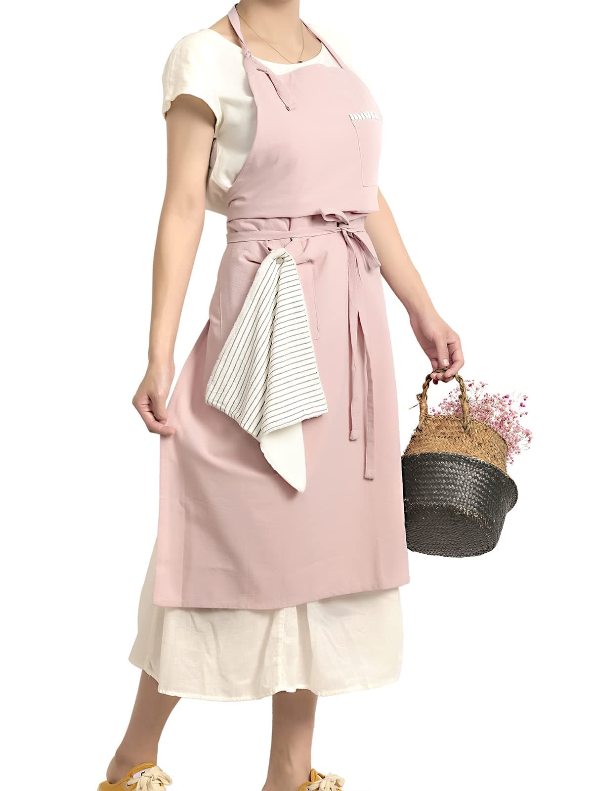 Tobyan Soft Cotton Linen Apron