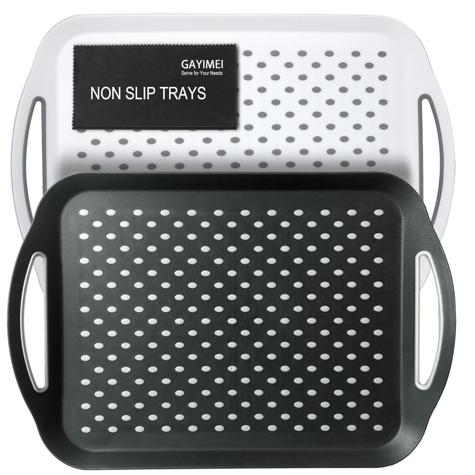 TP Large Serving Trays with Handles Set of 2