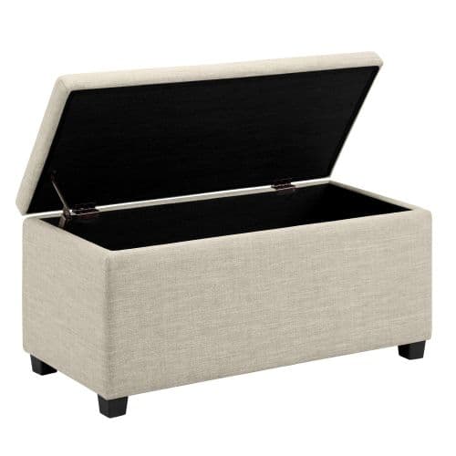 Rectangular Tufted Ottoman Bench Coffee Table