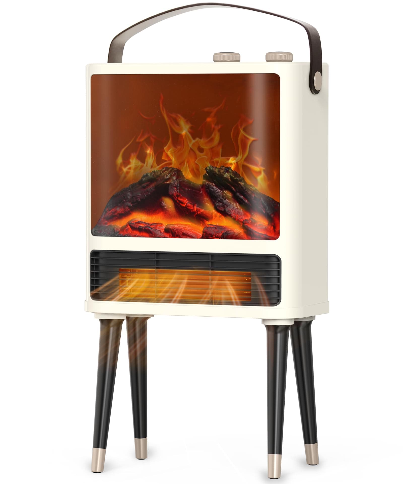 TURBRO Suburbs TS17 Compact Electric Fireplace Stove