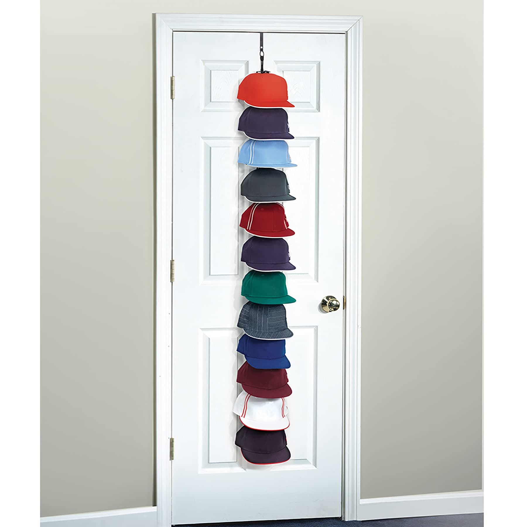 UCOMELY Hat Rack Clips for Hanger Rod 2-Pack