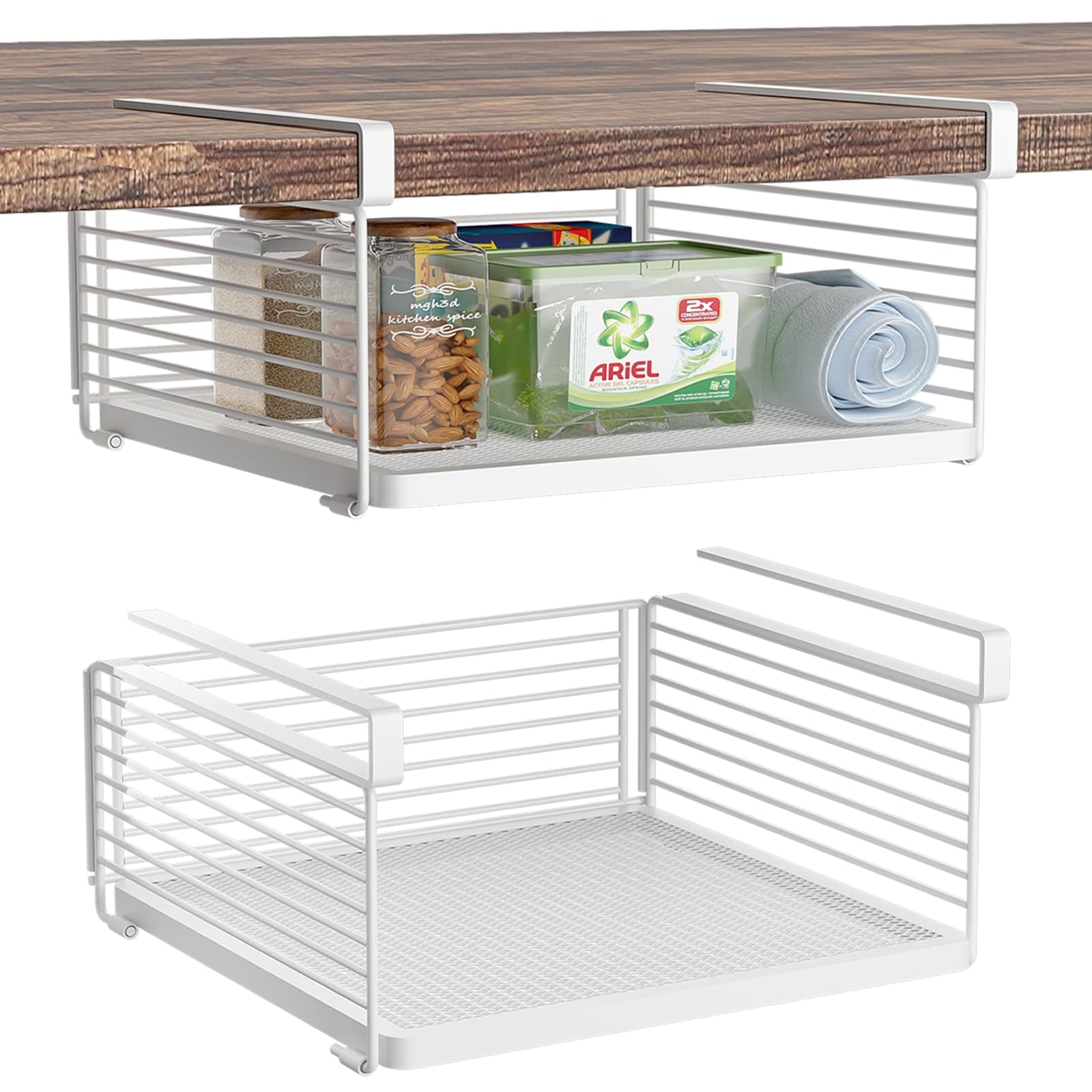 Under Shelf Wire Basket (2-Pack)