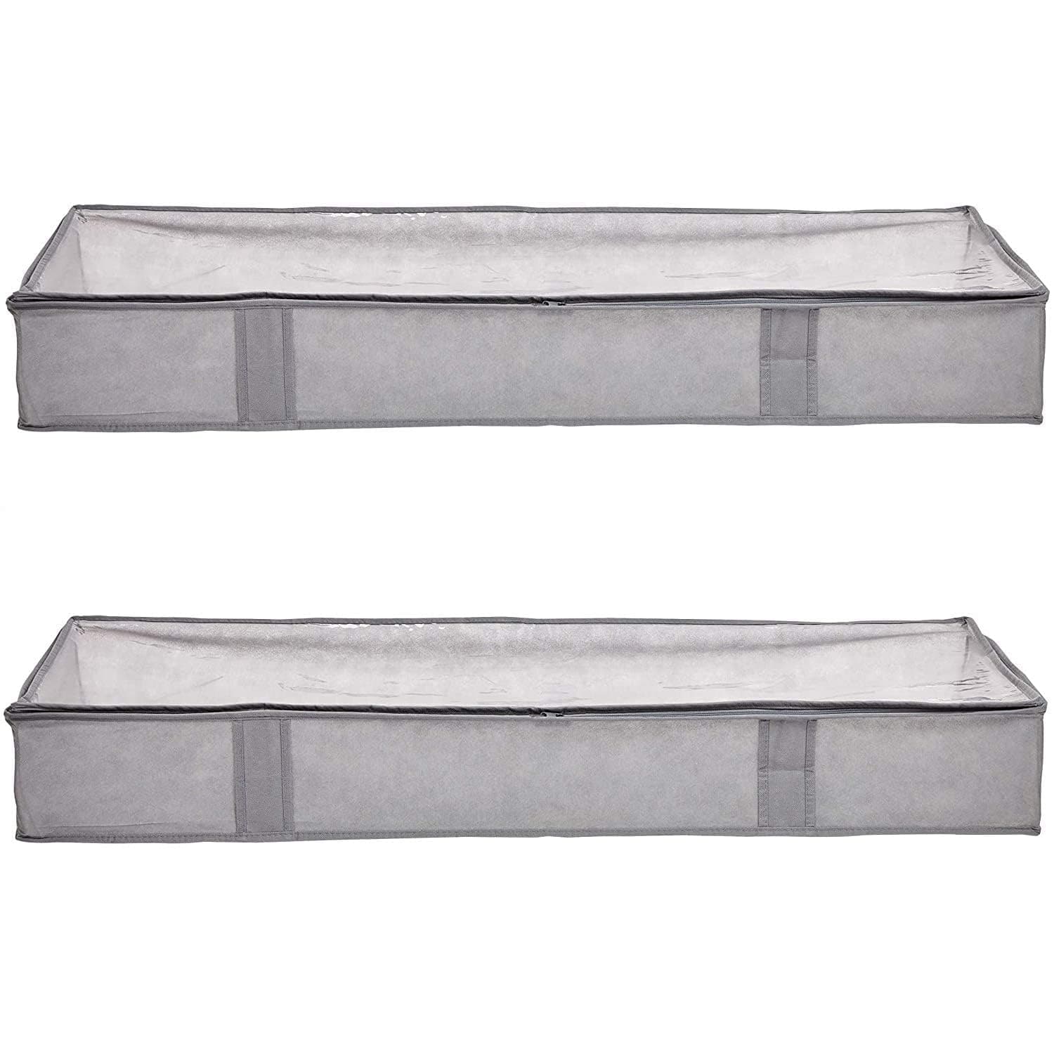 Amazon Basics Under Bed Fabric Storage Bags (2-Pack)
