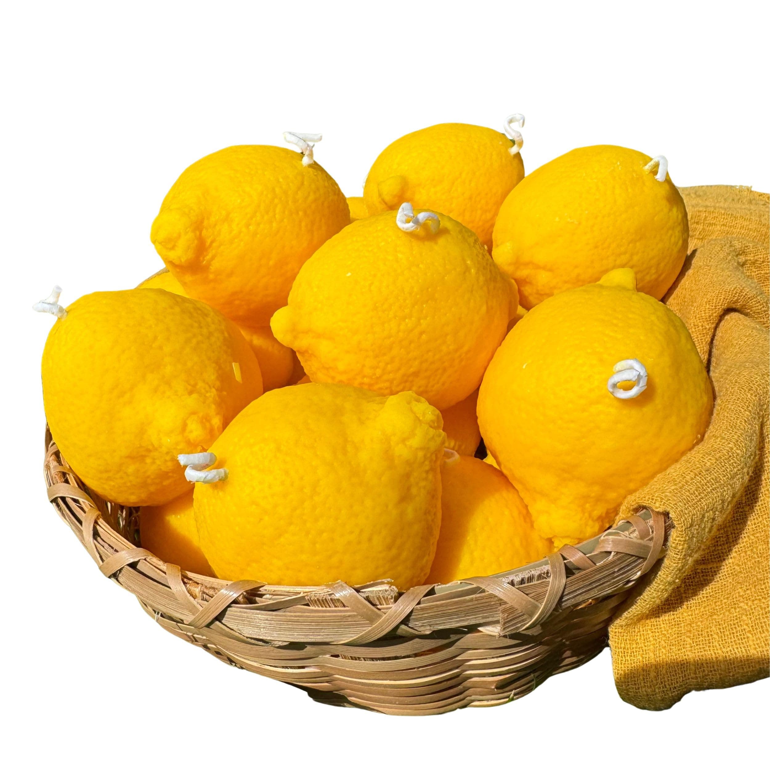 UPFLICK Lemon Citrus Candle Set of 6