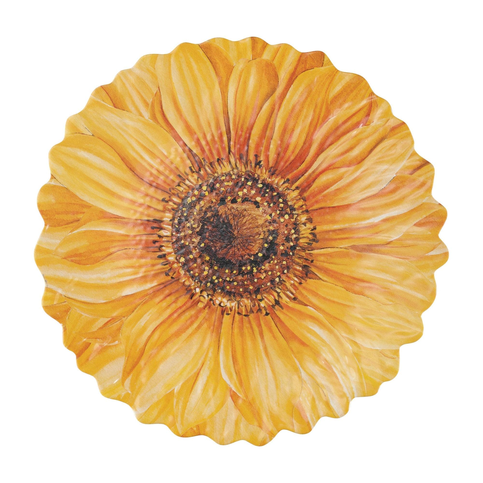 UPware Sunflower Shaped Melamine Platter