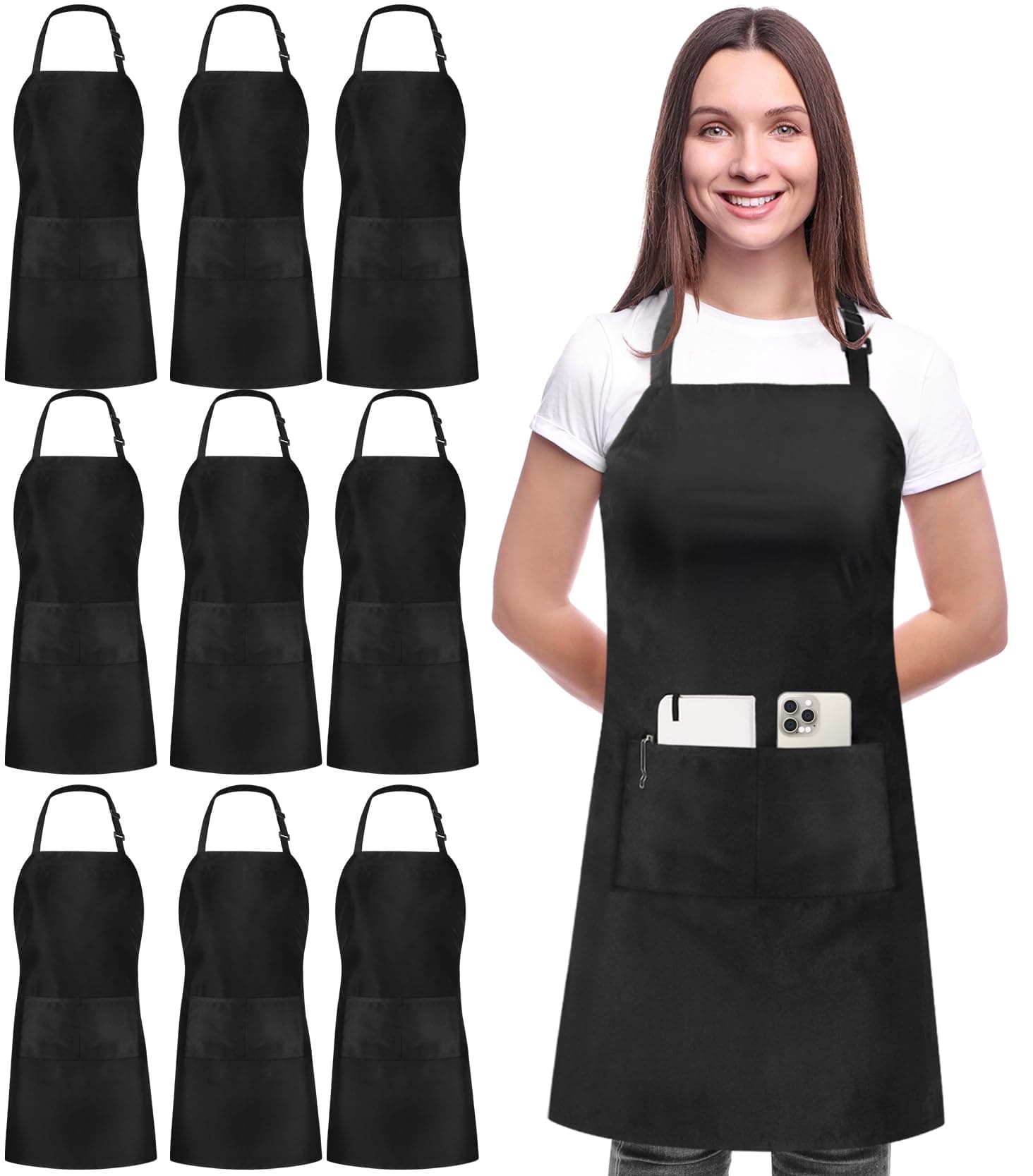 Utopia Kitchen 2 Pack Bib Apron