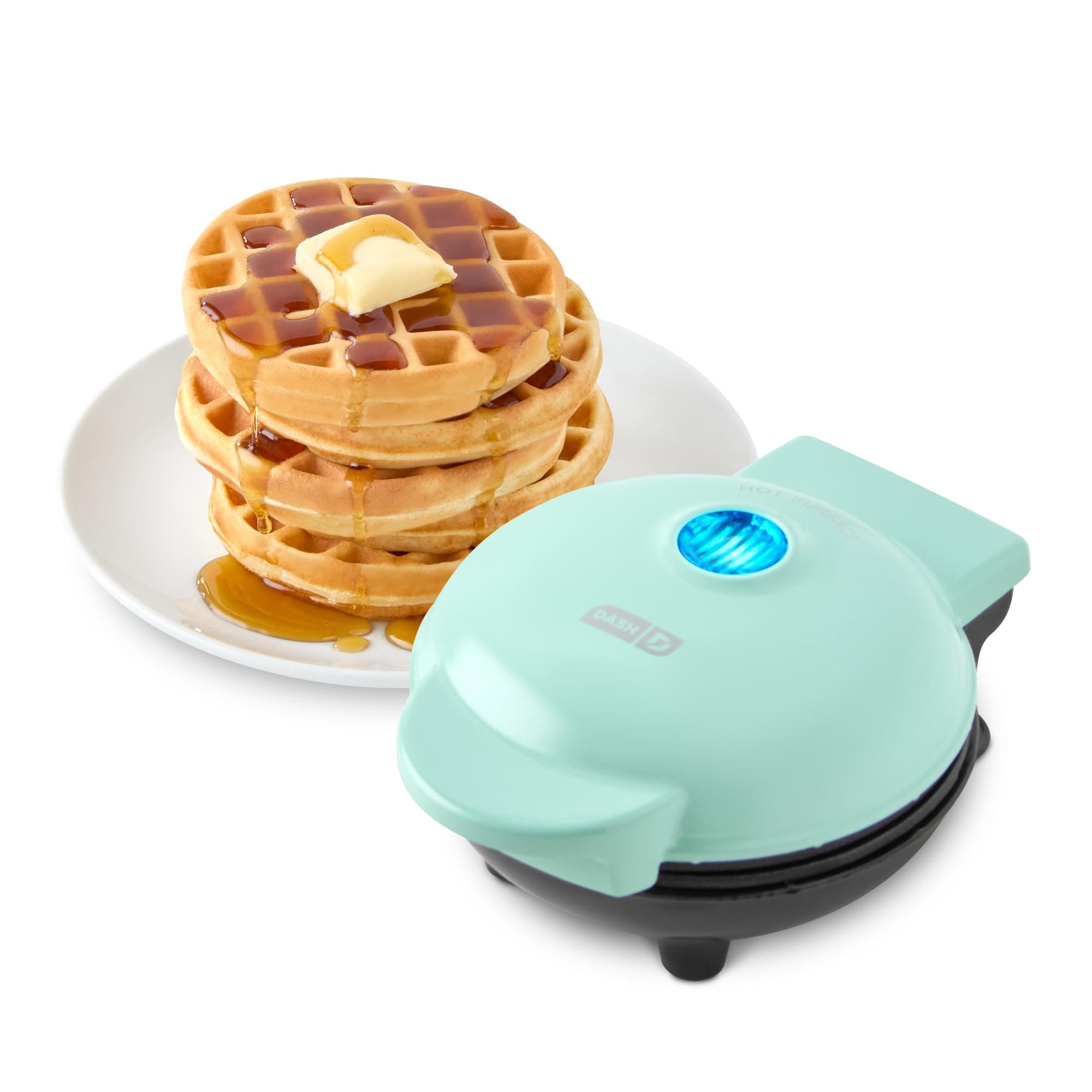 UVFAST Mini Waffle Maker 5-Inch (Black)