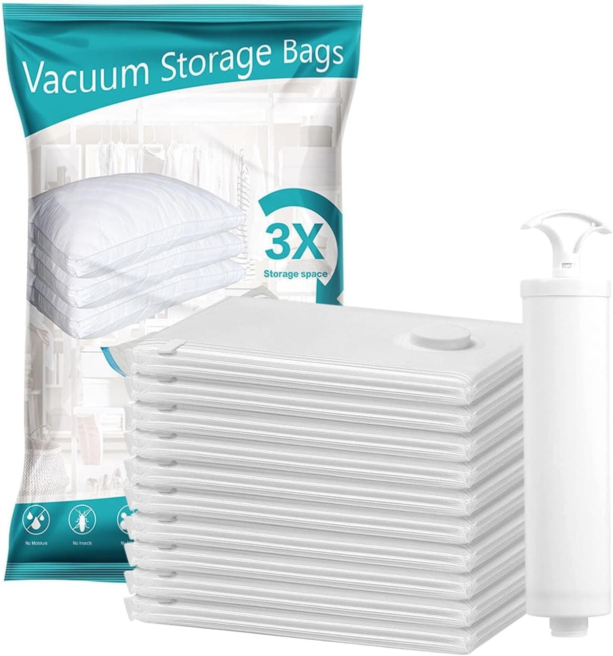 Vacuum Storage Bags (10-Pack)
