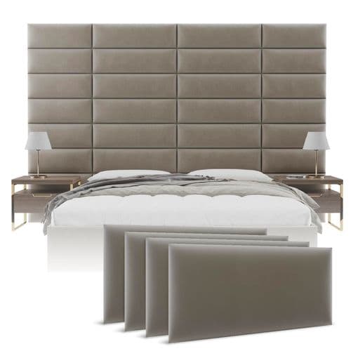 Vahppy Upholstered Wall-Mounted Headboard Panels