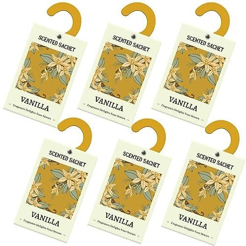 Vanilla Scented Drawer Sachet Pack